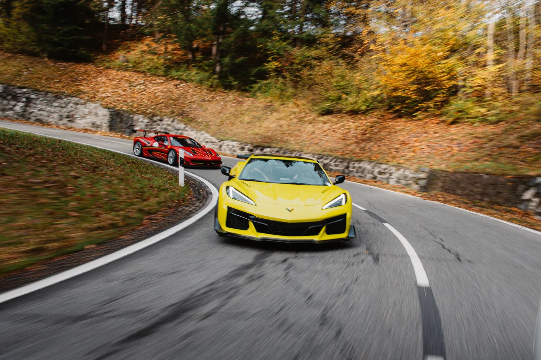 Corvette Z06 beim Jochpass Memorial Bergrennen