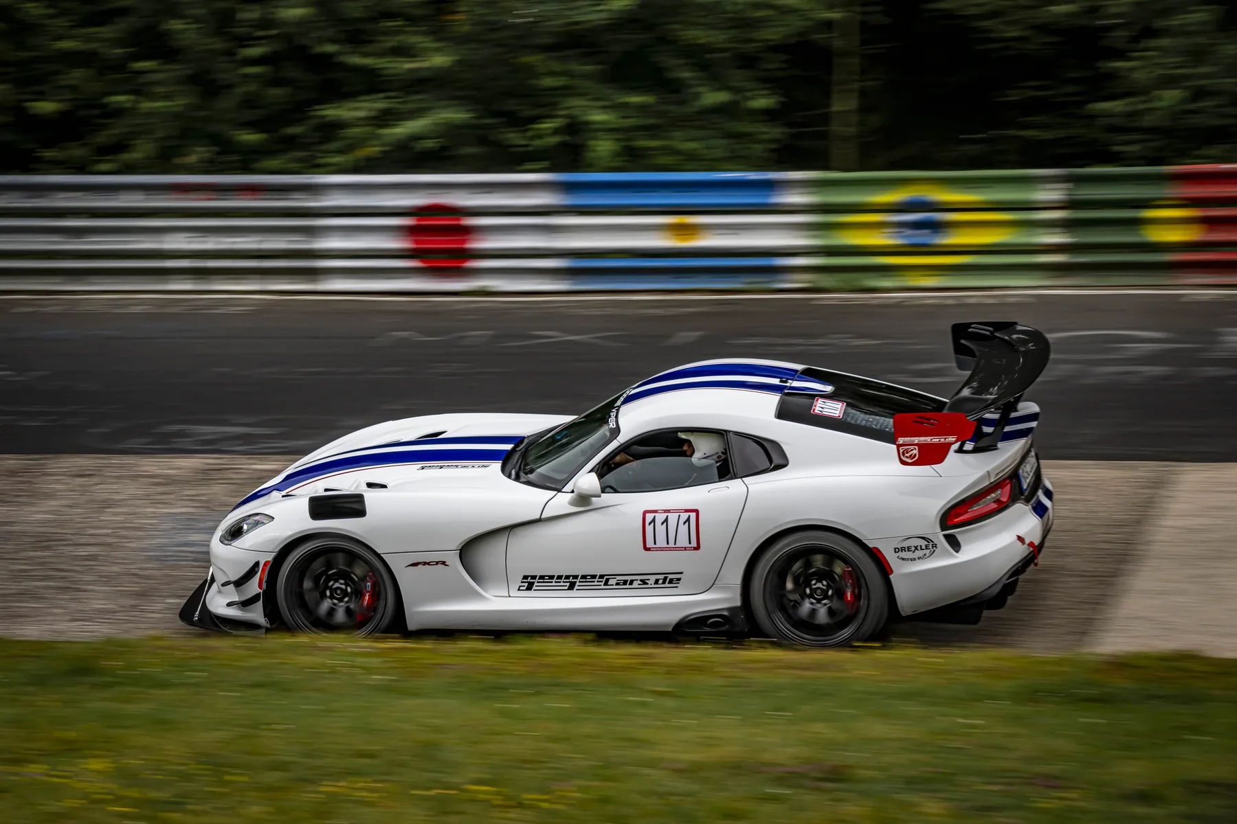 Dodge Viper „Molly“ auf der Rennstrecke