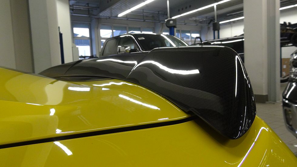 Auto Heck Flügel Hinten Stamm Spoiler Für Ford Für Mustang Spoiler  2015-2021 ABS Kunststoff Hinten Dach Spoiler Flügel Stamm Lip Boot Spoiler  Flügel (Farbe : Kohlefaser) : : Auto & Motorrad