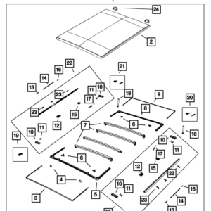 Ladeflächenabdeckung faltbar 3-Teilig - Image 2