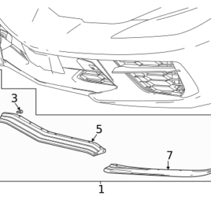 Front Splitter OEM Corvette C8 Z51 – Bild 2