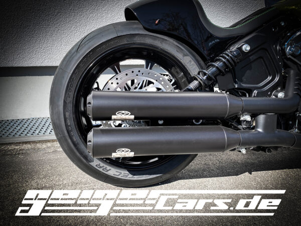 INDIAN Scout/Bobber flap exhaust by DR. JEKILL & MR. HYDE