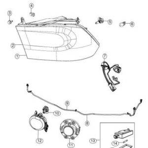 Scheinwerfer Links Dodge Ram 1500 Schwarz - Image 2