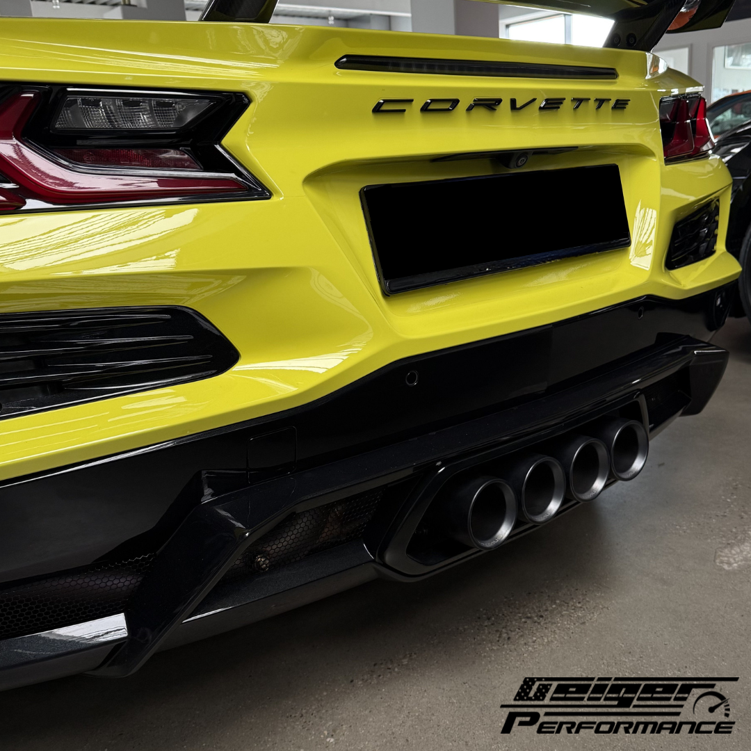 Geiger Klappenabgasanlage Corvette C8/ ERay/ Z06 Mittige Endrohre