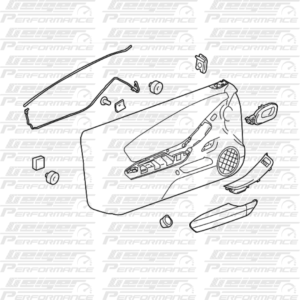 23147693 TÜRVERKLEIDUNG CHEVROLET CAMARO