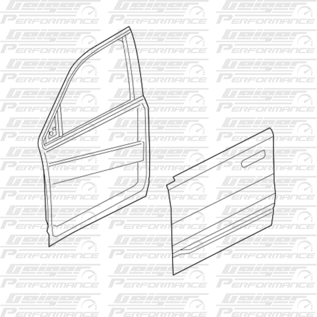 68292434AQ FRONT DOOR DODGE RAM