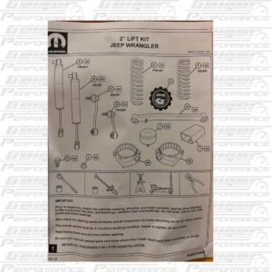 2“ Höherlegungskit Jeep Wrangler / Gladiator